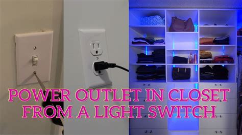 add electrical box to closet|adding an electrical outlet to closet.